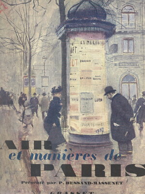 cover image of Air et manières de Paris